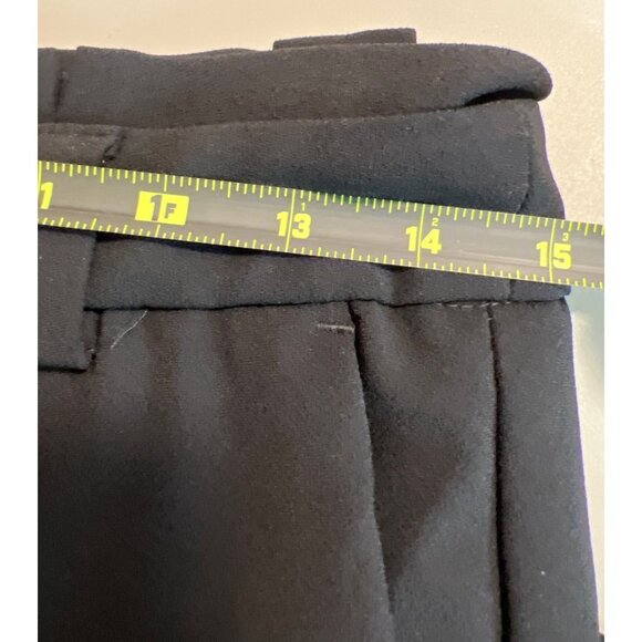Express Womens 6L Ankle Pants  Black High Rise 100% Polyester - Picture 7 of 7